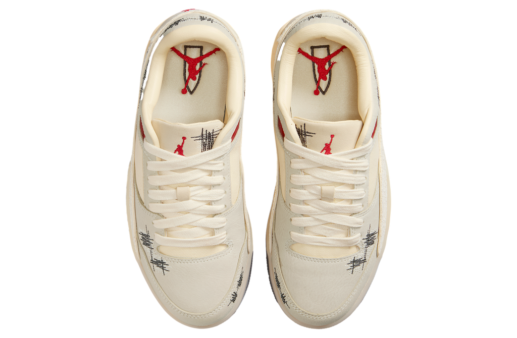 Who Decides War x Jordan Flight Court WMNS Coconut Milk - Image 4