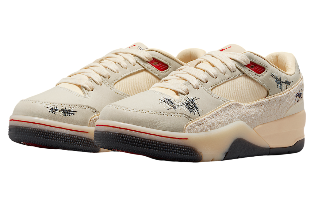 Who Decides War x Jordan Flight Court WMNS Coconut Milk - Image 5