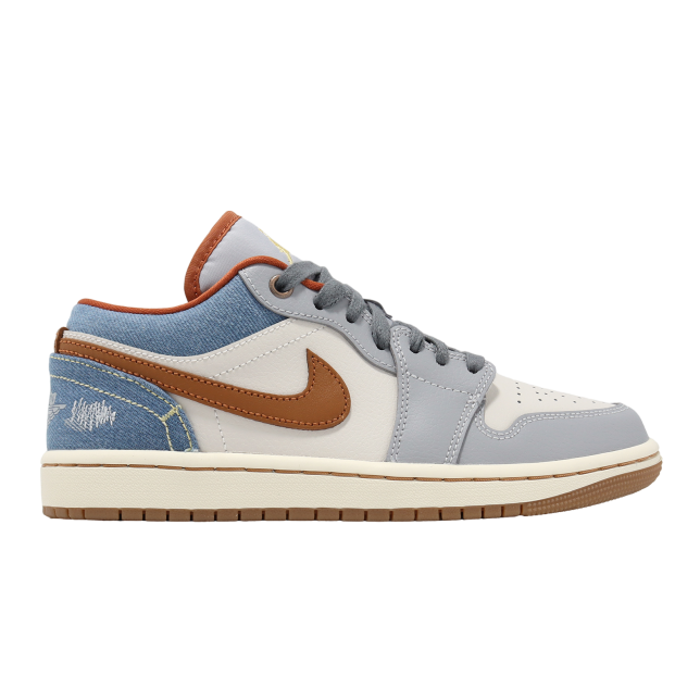 Wmns Air Jordan 1 Low Phantom / Amber Brown - Image 5