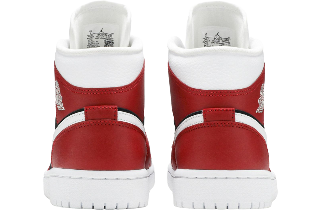Wmns Air Jordan 1 Mid Gym Red Black - Image 4