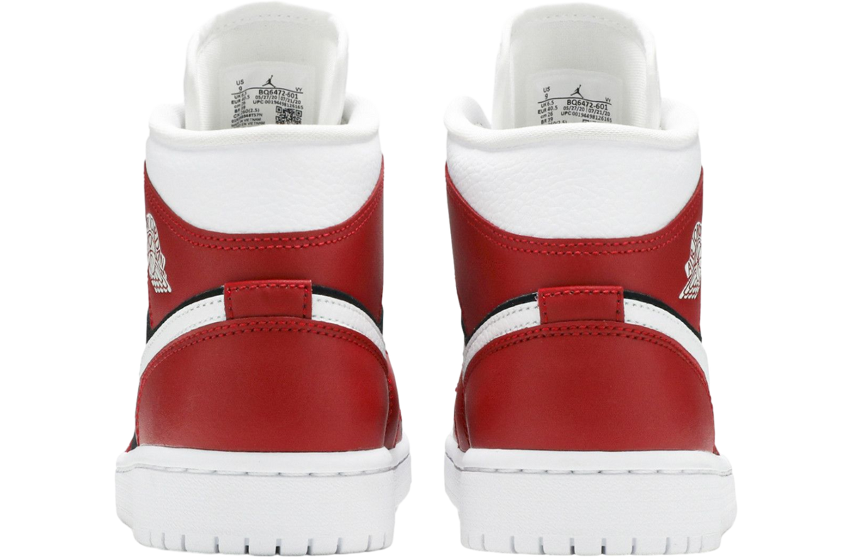 Wmns Air Jordan 1 Mid Gym Red Black - Image 4
