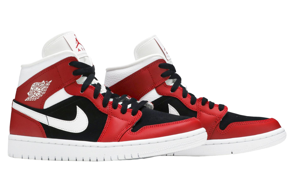 Wmns Air Jordan 1 Mid Gym Red Black - Image 5