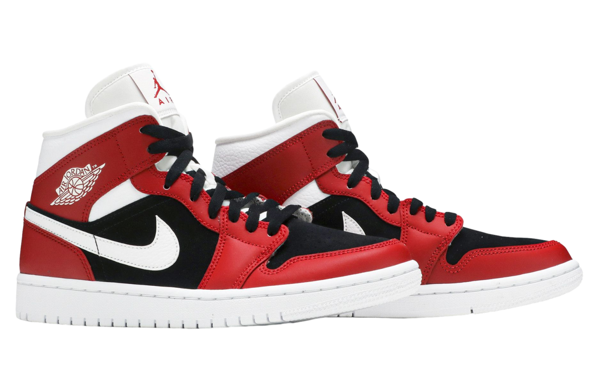 Wmns Air Jordan 1 Mid Gym Red Black - Image 5