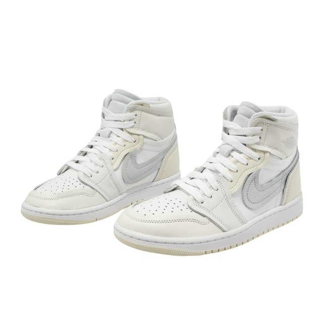 Wmns Air Jordan 1 MM High White / Pure Platinum - Image 7