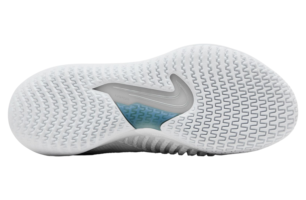 Wmns Nikecourt React Vapor Nxt White Metallic Silver - Image 3
