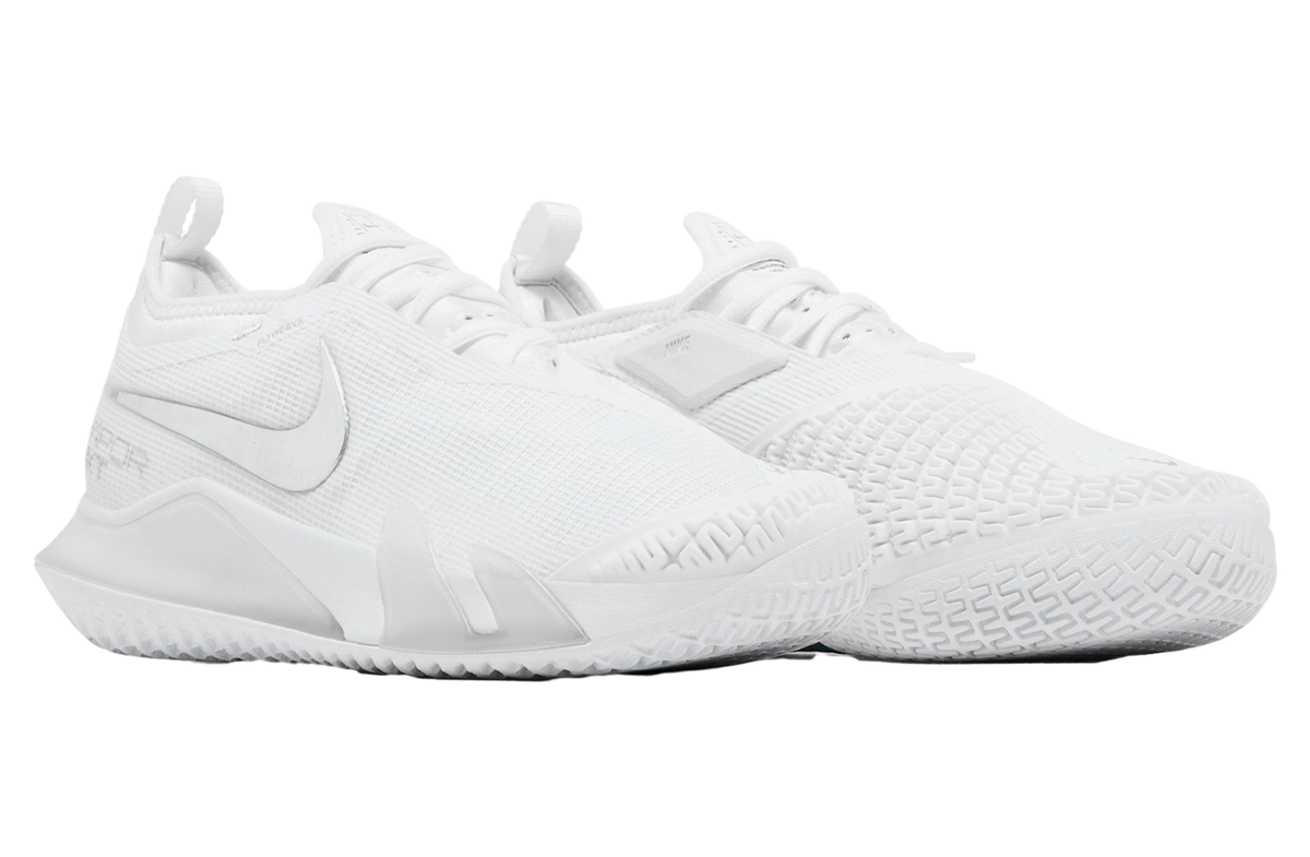 Wmns Nikecourt React Vapor Nxt White Metallic Silver - Image 5