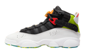 Jordan 6 Rings GS Black White Neon