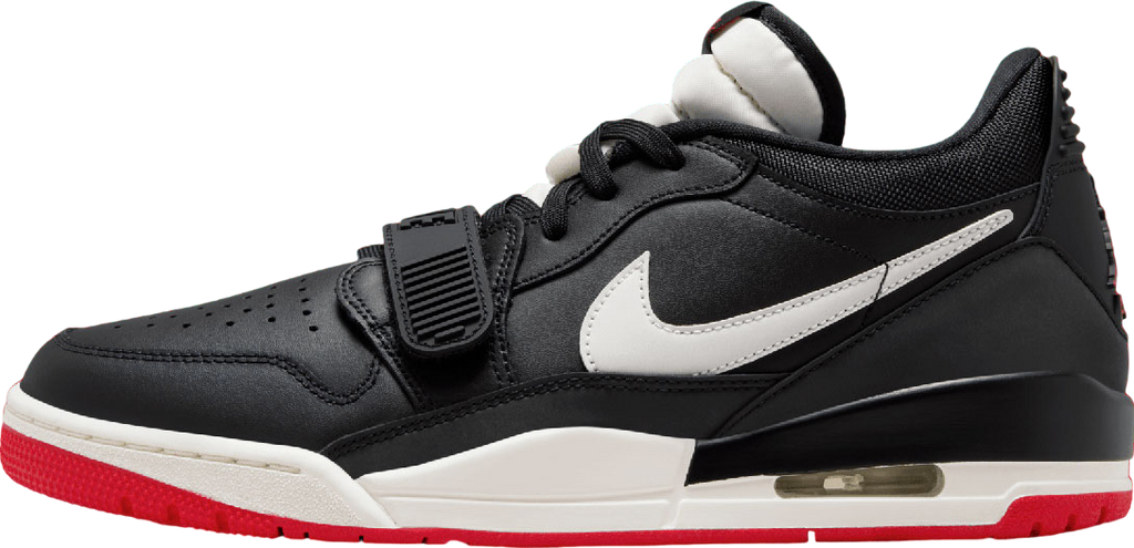 Jordan Legacy 312 Low Black / University Red