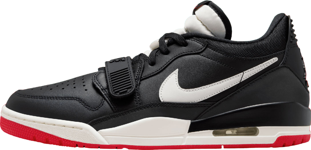 Jordan Legacy 312 Low Black / University Red