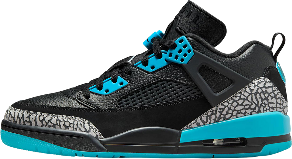 Jordan Spizike Low Black / Gamma Blue