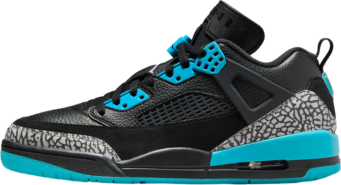 Jordan Spizike Low Black / Gamma Blue