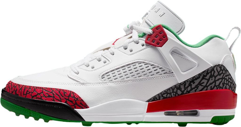 Jordan Spizike Low Golf White / Classic Green