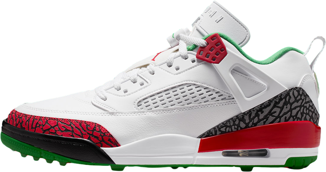 Jordan Spizike Low Golf White / Classic Green
