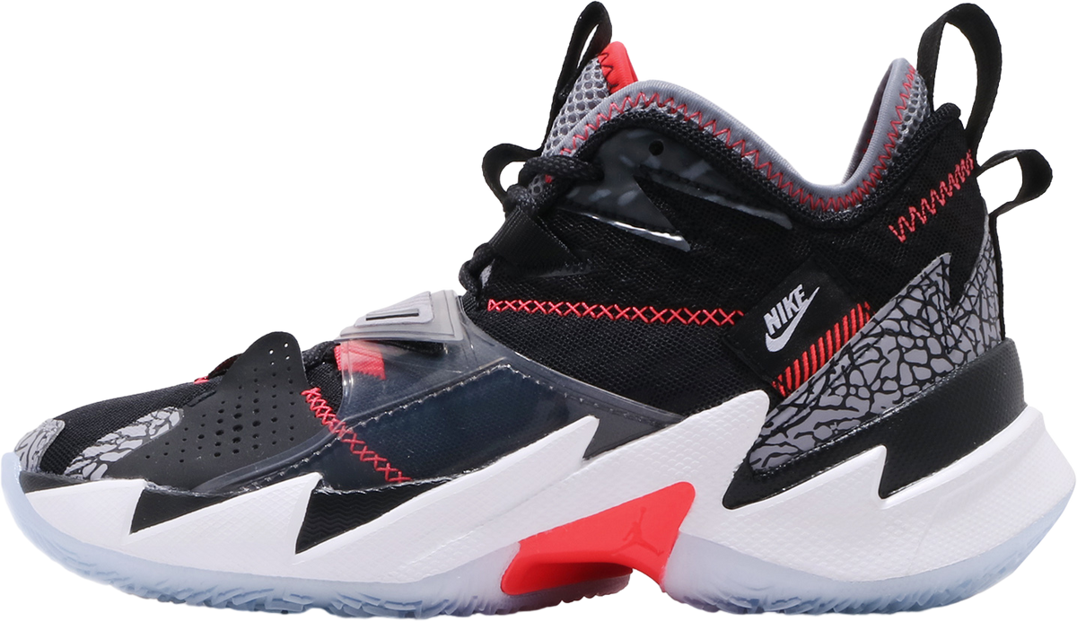 Jordan Why Not Zer0.3 GS Black / Bright Crimson