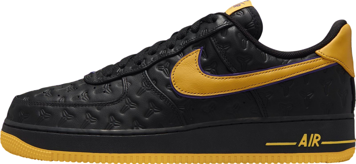 Kobe Bryant x Nike Air Force 1 Low Black / Varsity Maize