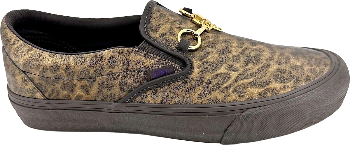 Needles x Vans Vault Classic Slip-On V Animal Print-Brown