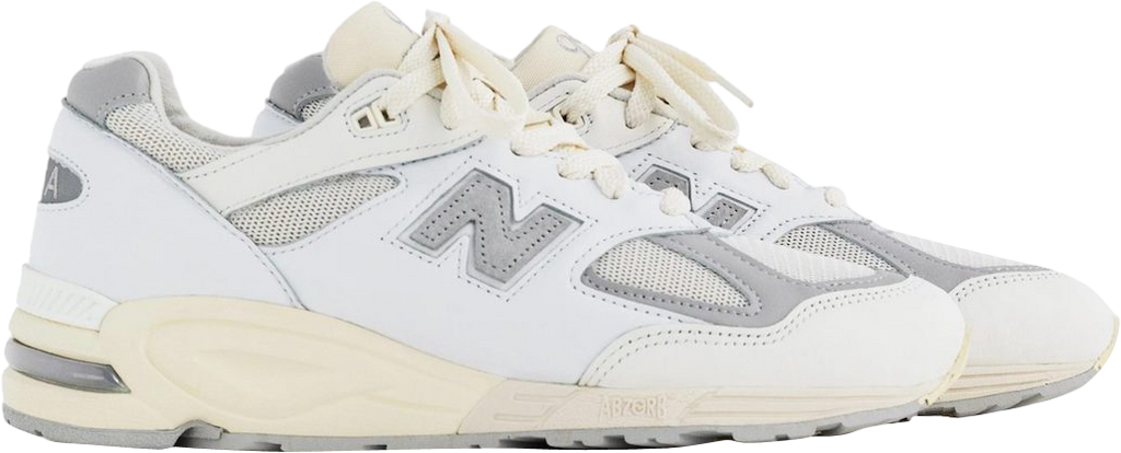 New Balance 990V2 Made in USA White