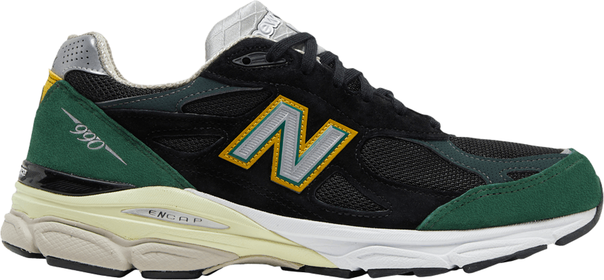 New Balance 990v3 Made In Usa Black Green