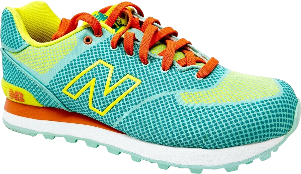New Balance Wl574 Aquamarine / Lemon Pop