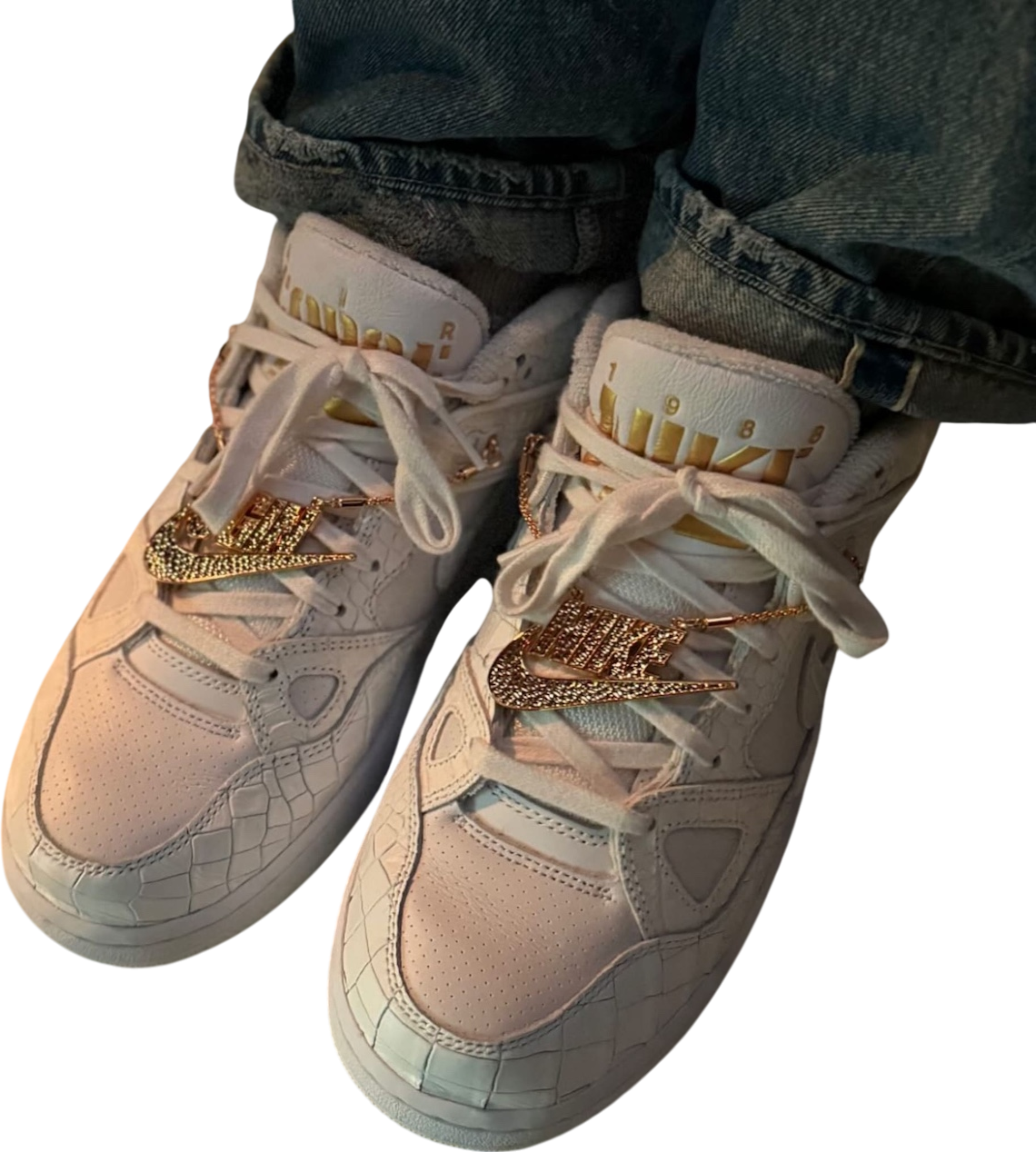 Nigo x Nike Air Force 3 Low White Croc