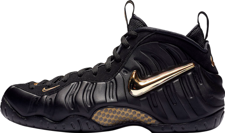 Nike Air Foamposite Pro Black Metallic Gold