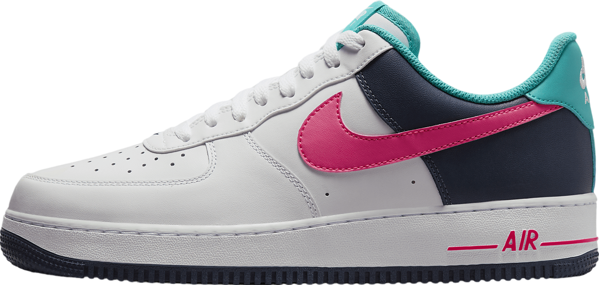 Nike Air Force 1 07 White / Thunder Blue / Racer Pink