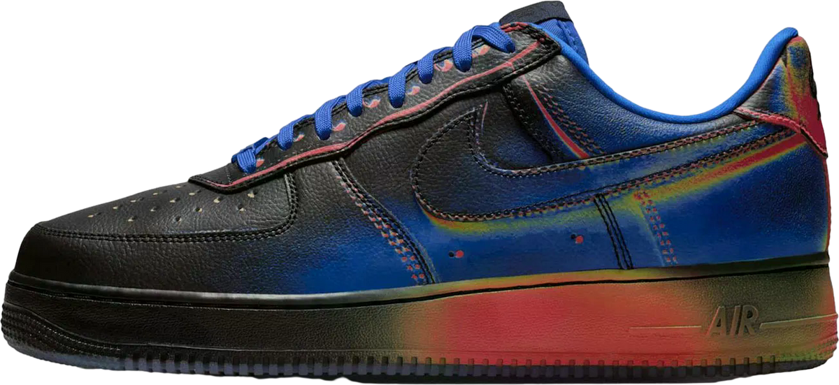 Nike Air Force 1 Black / Racer Blue