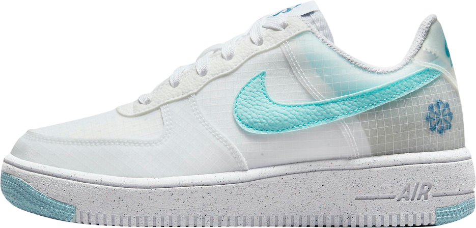 Nike Air Force 1 Crater GS White Aqua