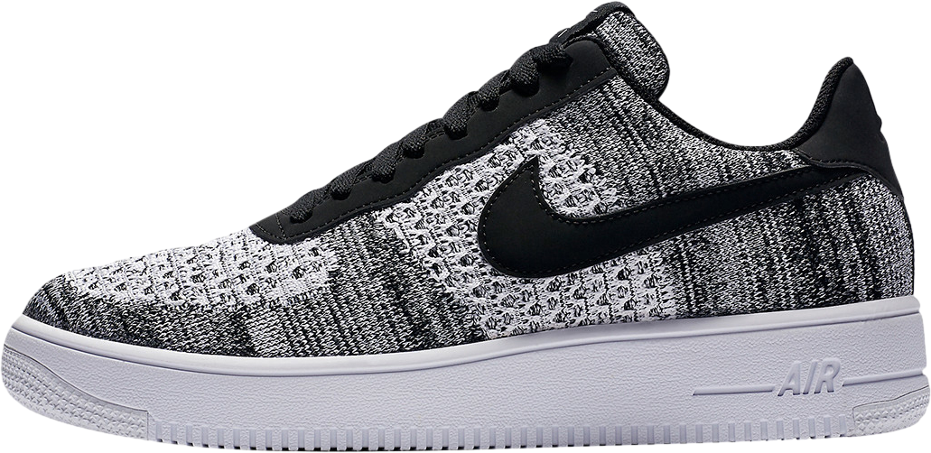 Nike Air Force 1 Flyknit 2.0 Black Pure Platinum