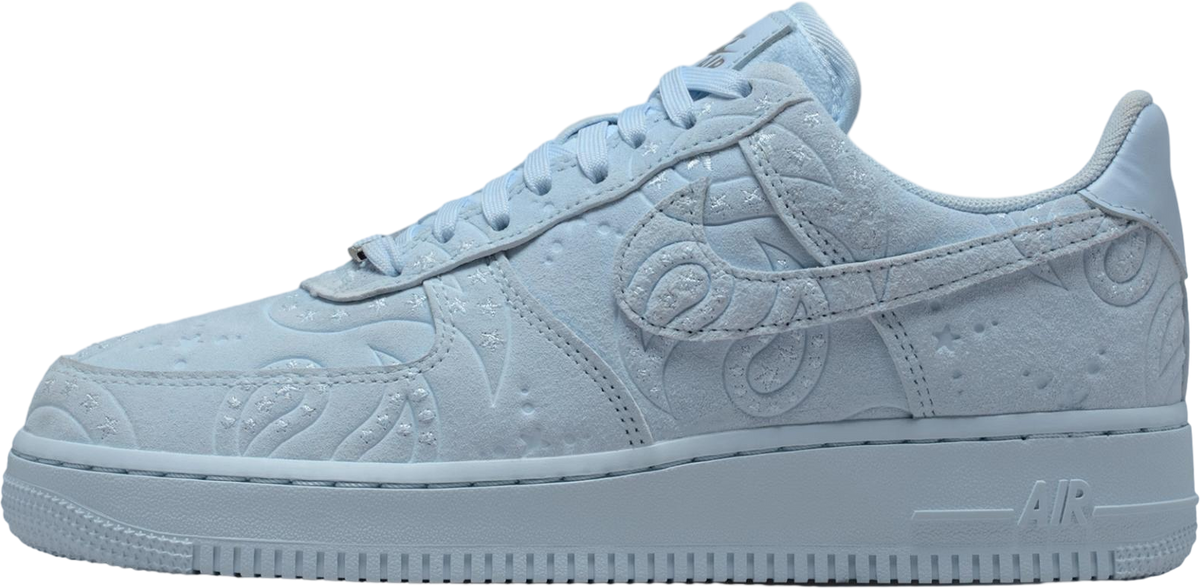 Nike Air Force 1 Hydrogen Blue / Metallic Silver