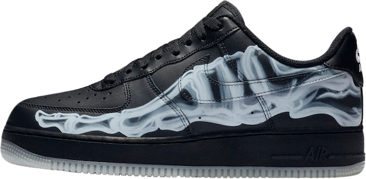 Nike Air Force 1 Low Black Skeleton