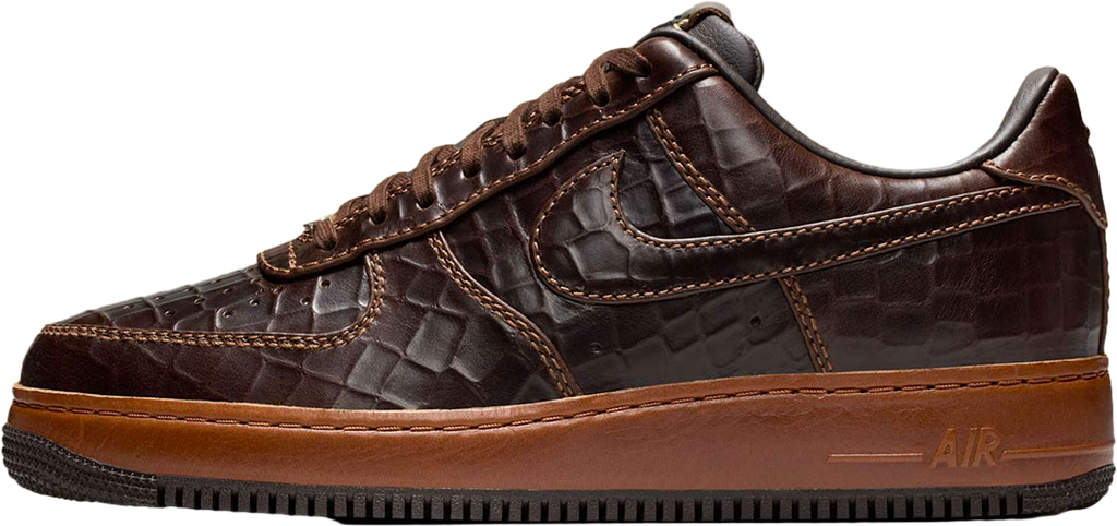 Nike Air Force 1 Low Croc Skin / Fauna Brown
