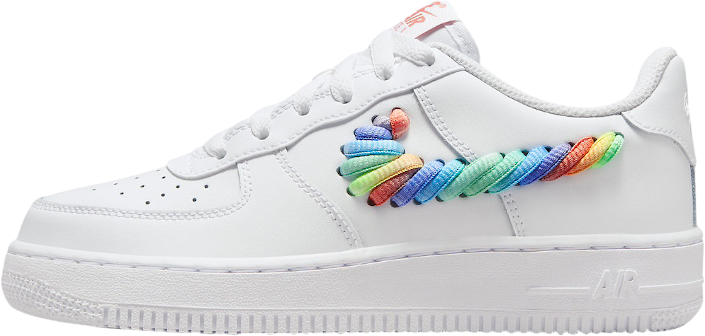 Nike Air Force 1 Low GS Rainbow Swoosh