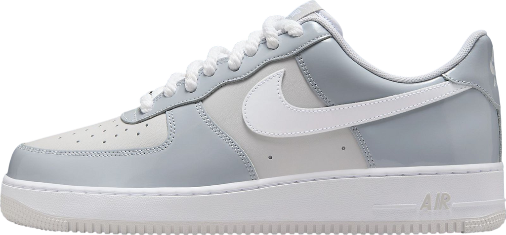 Nike Air Force 1 Low Patent Leather Wolf Grey / Vast Grey