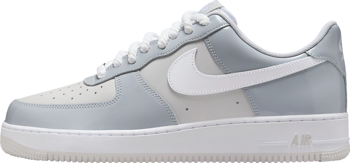 Nike Air Force 1 Low Patent Leather Wolf Grey / Vast Grey