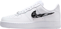 Nike Air Force 1 Low Shredded Metal Swoosh White / Black