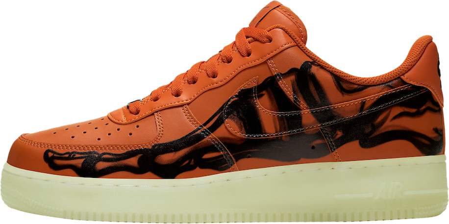 Nike Air Force 1 Low Skeleton Brilliant Orange