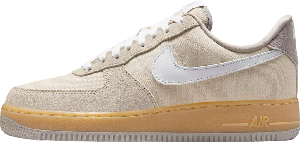 Nike Air Force 1 Low Suede Canvas Khaki
