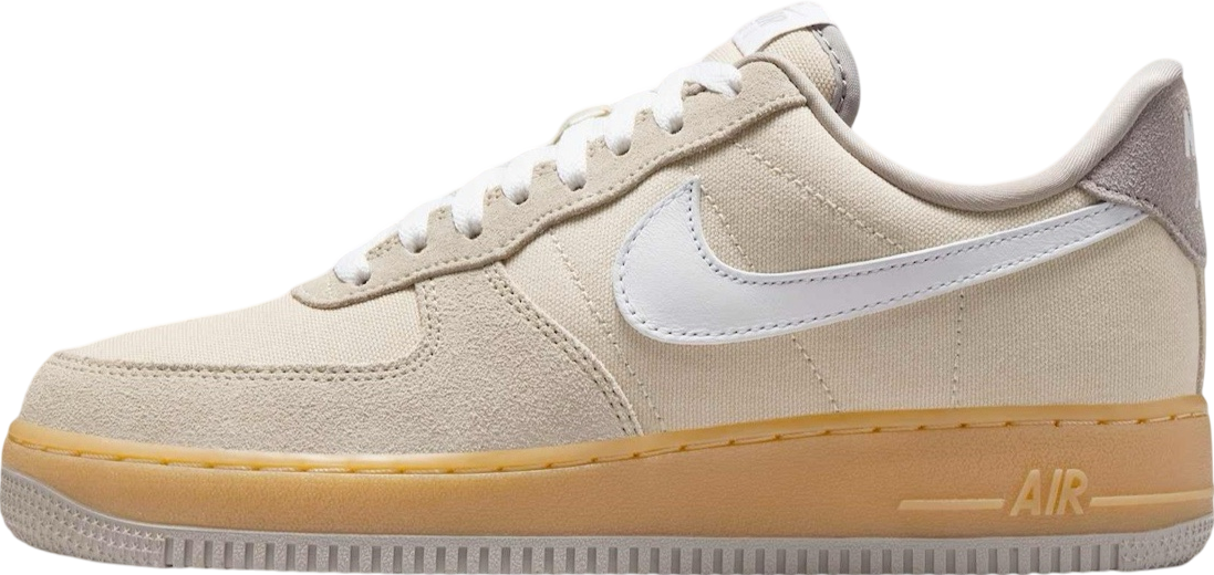 Nike Air Force 1 Low Suede Canvas Khaki