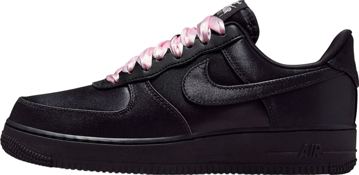 Nike Air Force 1 Low Triple Black Satin