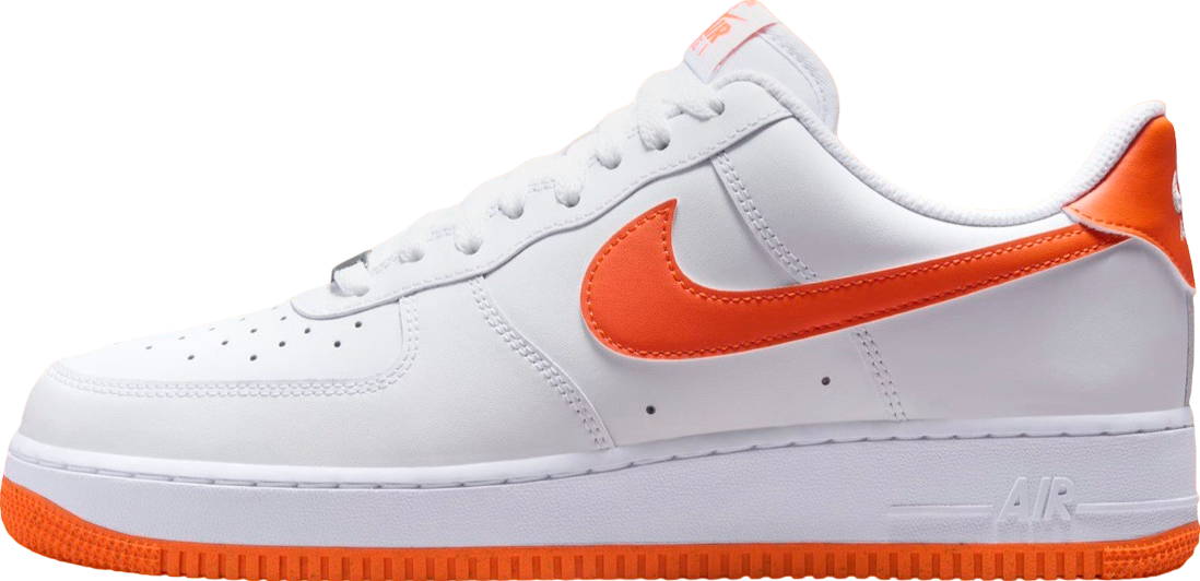 Nike Air Force 1 Low White / Safety Orange
