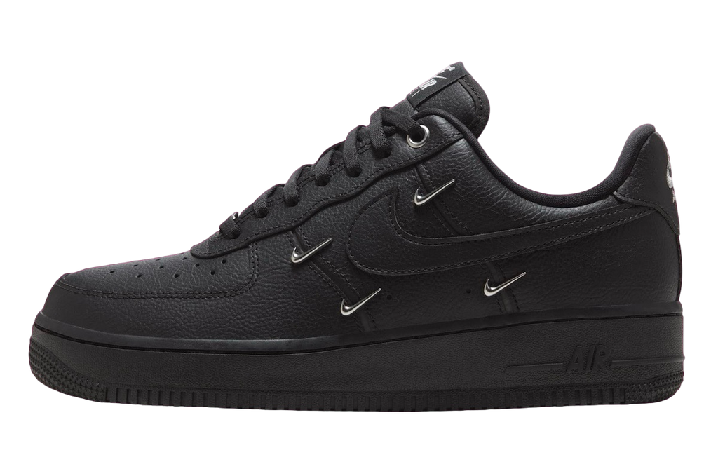 Nike Air Force 1 Low WMNS Black Metallic Silver
