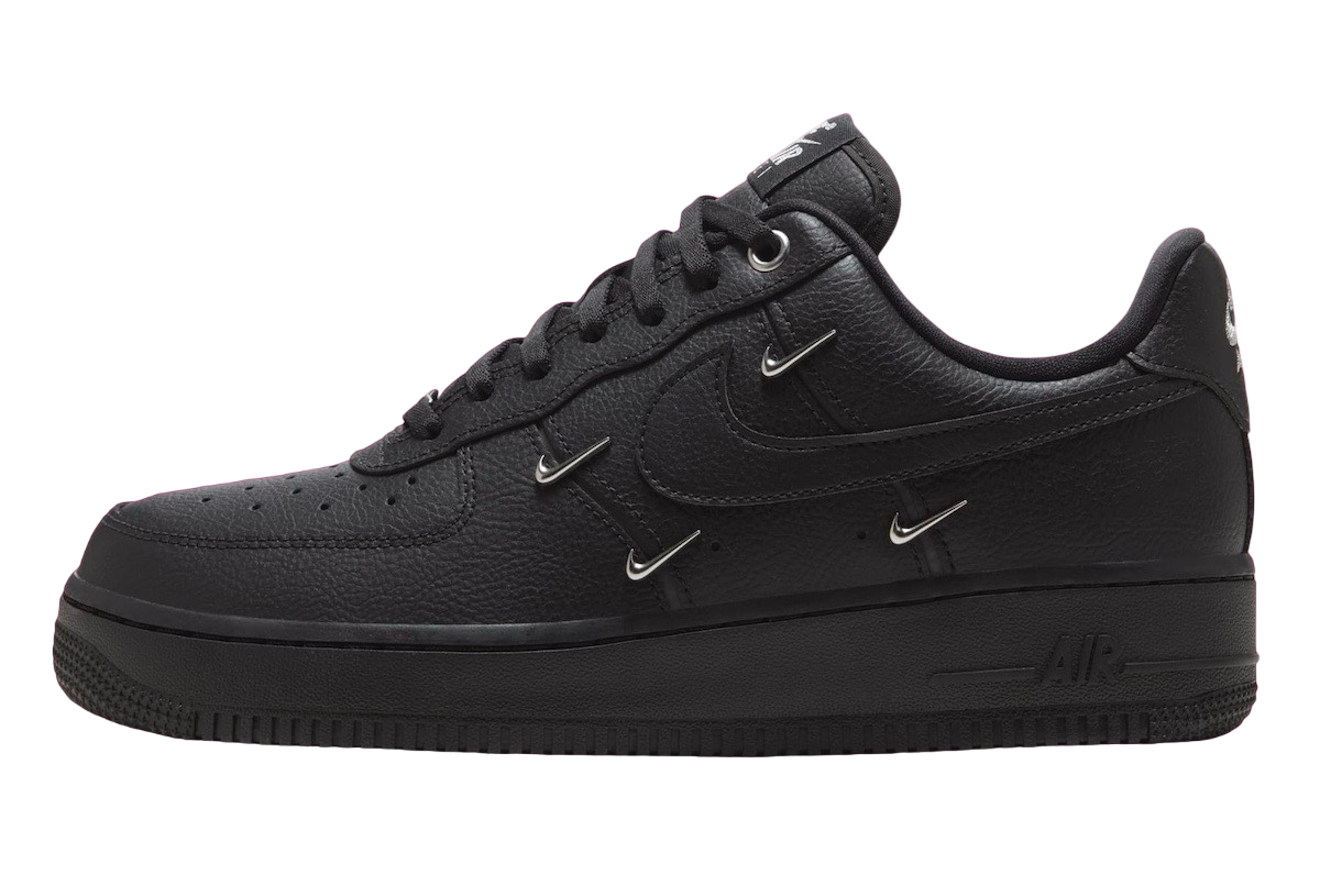 Nike Air Force 1 Low WMNS Black Metallic Silver