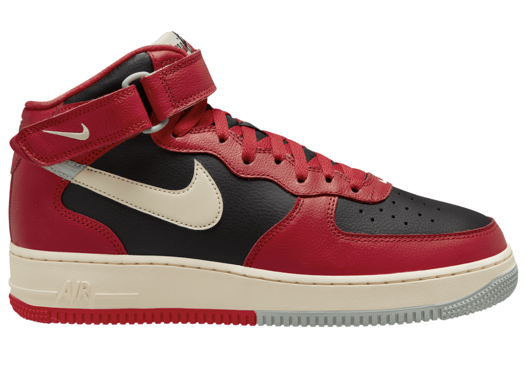 Nike Air Force 1 Mid Split Black Red