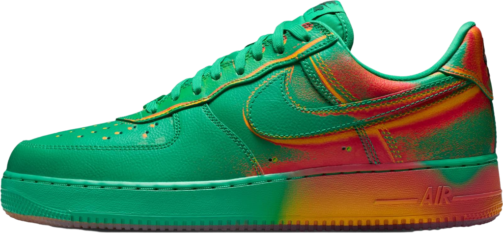 Nike Air Force 1 Stadium Green / Laser Orange