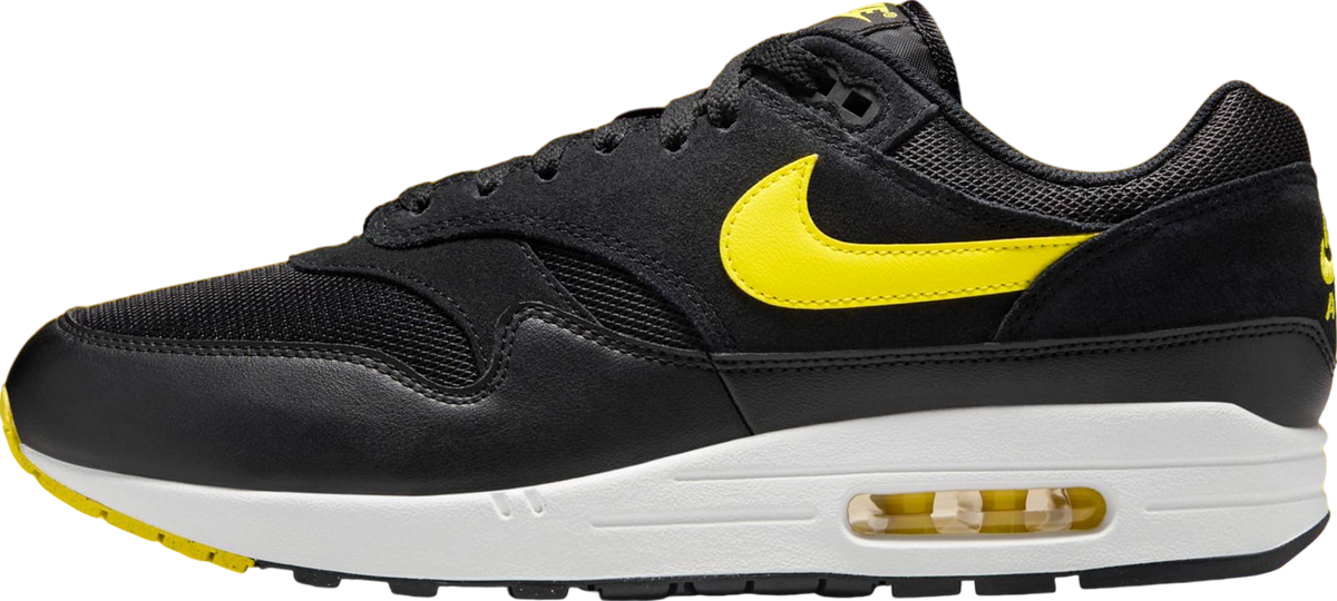 Nike Air Max 1 Black / Opti Yellow