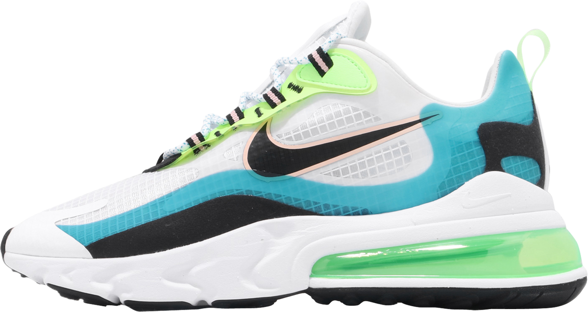 Nike Air Max 270 React SE Oracle Aqua Black Ghost Green