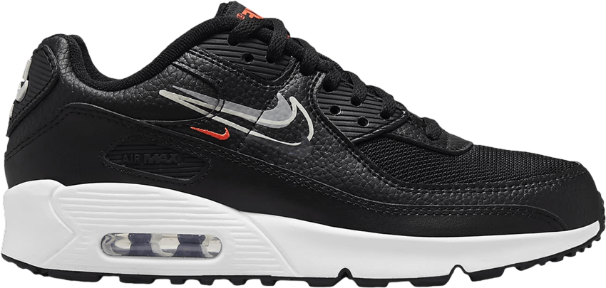 Nike Air Max 90 GS Black Bright Crimson