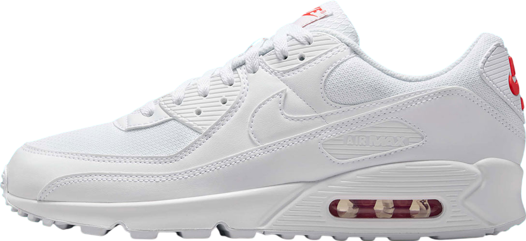 Nike Air Max 90 White / Light Crimson