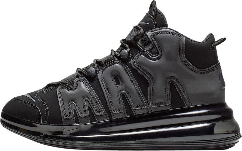 Nike Air More Uptempo 720 Triple Black